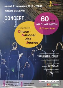 AFFICHE Concert 21 novembre le Mans